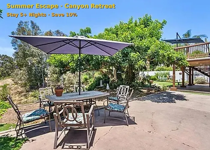 Canyon View 2Br Near Beach Balcony Retreat W Parking